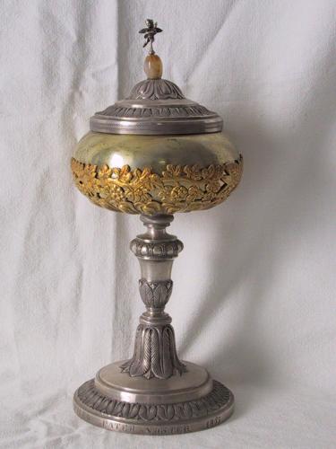 pisside, opera isolata - bottega napoletana (sec. XIX)