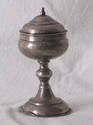 pisside da viatico, opera isolata - bottega messinese (sec. XVIII)