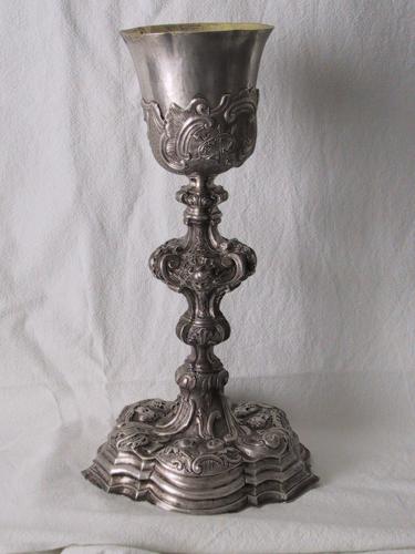 calice, opera isolata - bottega messinese (sec. XVIII)