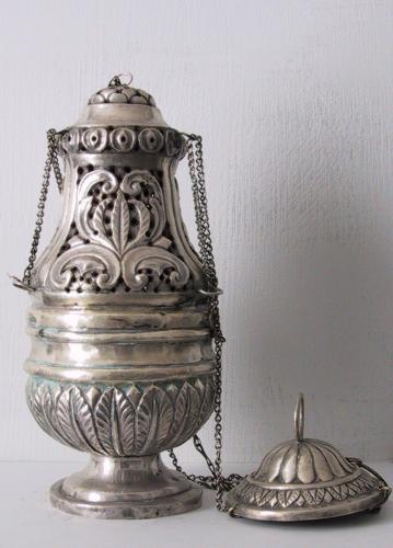 turibolo - a coppa, opera isolata - bottega napoletana (sec. XIX)