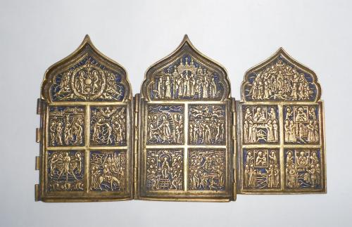 ancona, opera isolata - bottega russa (sec. XVIII)