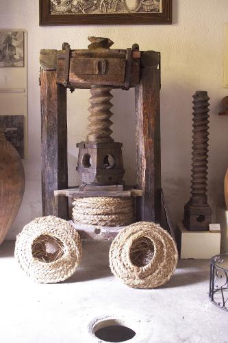 Torchio ligneo o pressa genovese, mestieri - bottega del falegname/bottega del tornitore (sec. XIX inizio)