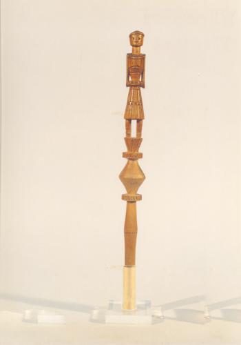 figure femminili (conocchia, conocchia, strumenti da lavoro) - artigianato pastorale (sex. XX prima metà, da 1900 a 1949)