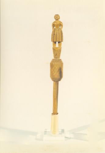 figure femminili (conocchia, conocchie, strumenti da lavoro) - artigianato pastorale (sec. XIX fine - sec. XX inizio, da 1890 a 1910)