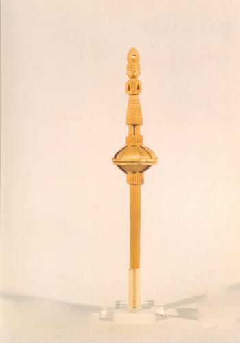 figure femminili (conocchia, conocchie, strumenti da lavoro) - artigianato pastorale (sec. XX seconda metà, da 1950 a 1999)