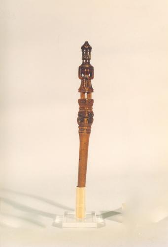 figure femminili (conocchia, conocchie, strumenti da lavoro) - artigianato pastorale (sec. XIX fine - sec. XX inizio, da 1890 a 1910)