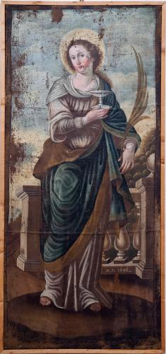 Santa Lucia (dipinto, opera isolata) - ambito Italia meridionale (sec. XVII)