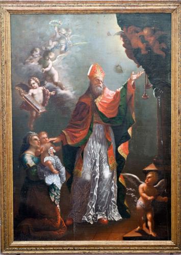 San Biagio (dipinto, opera isolata) - ambito Italia meridionale (sec. XVIII)