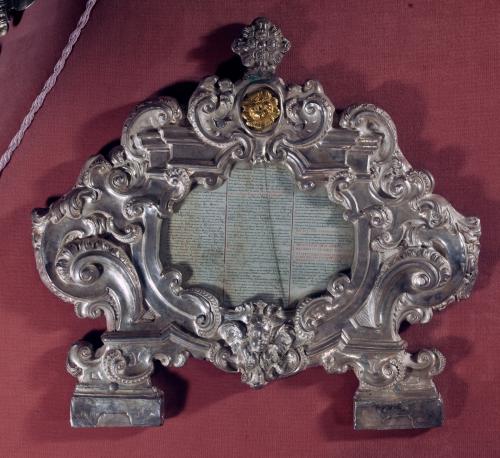 cartagloria, opera isolata - bottega napoletana (sec. XVIII)