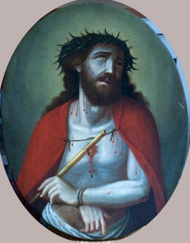 Ecce Homo (dipinto, opera isolata) - ambito Italia meridionale (sec. XIX)