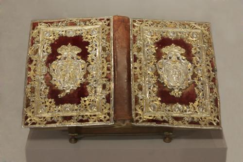 coperta di libro liturgico, opera isolata - bottega Italia meridionale (fine sec. XVIII)