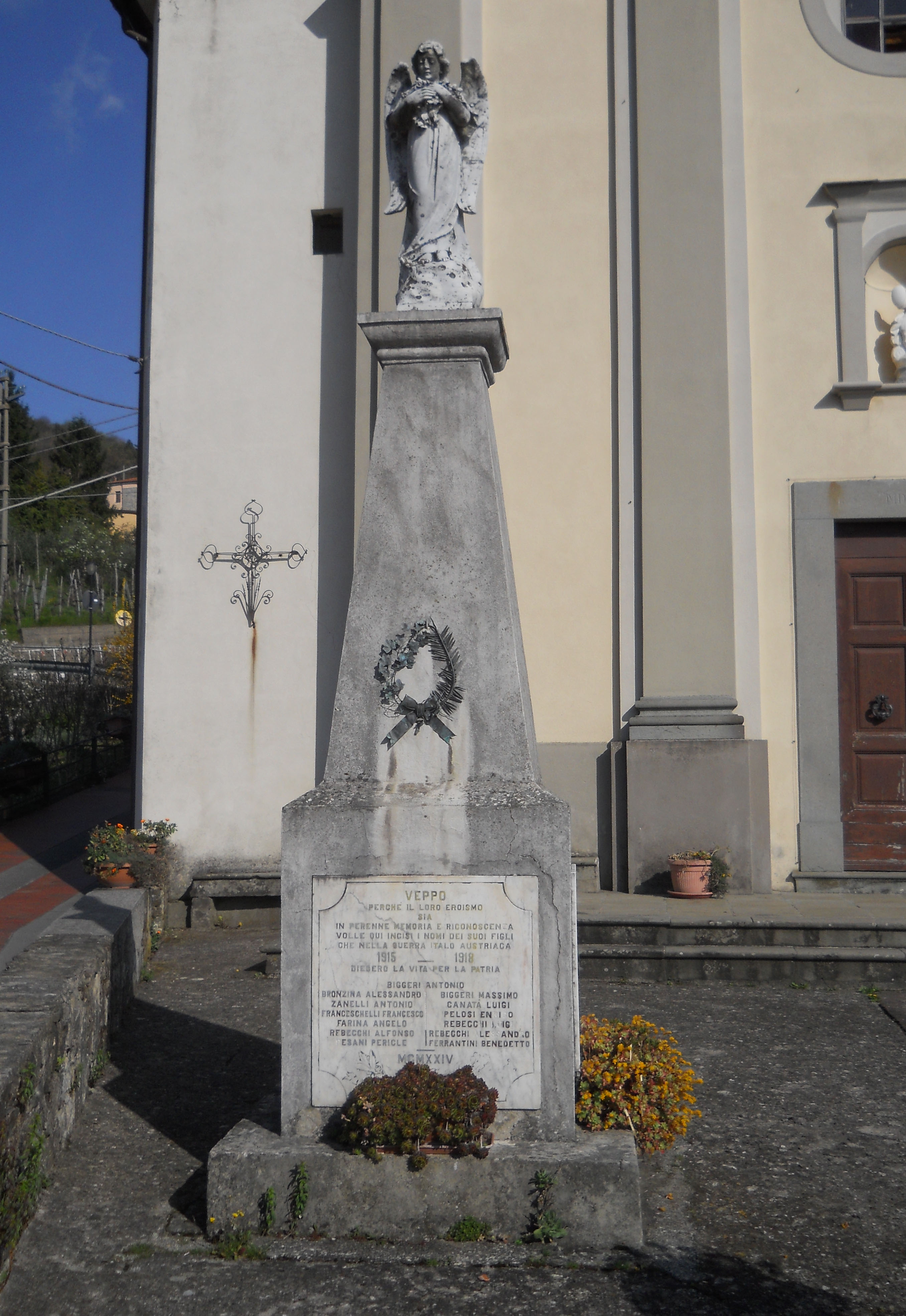 Allegoria della Vittoria (monumento ai caduti - ad obelisco) - ambito ligure (primo quarto XX)