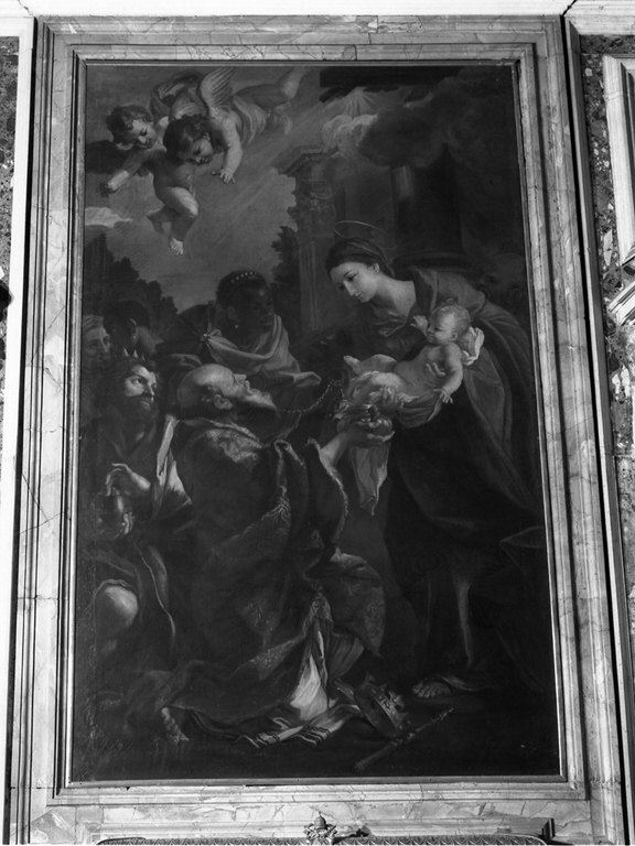 Adorazione dei Magi (dipinto) di Courtois Guillaume detto Borgognone (sec. XVII)