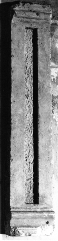 lesena, frammento - ambito cosmatesco (sec. XII)