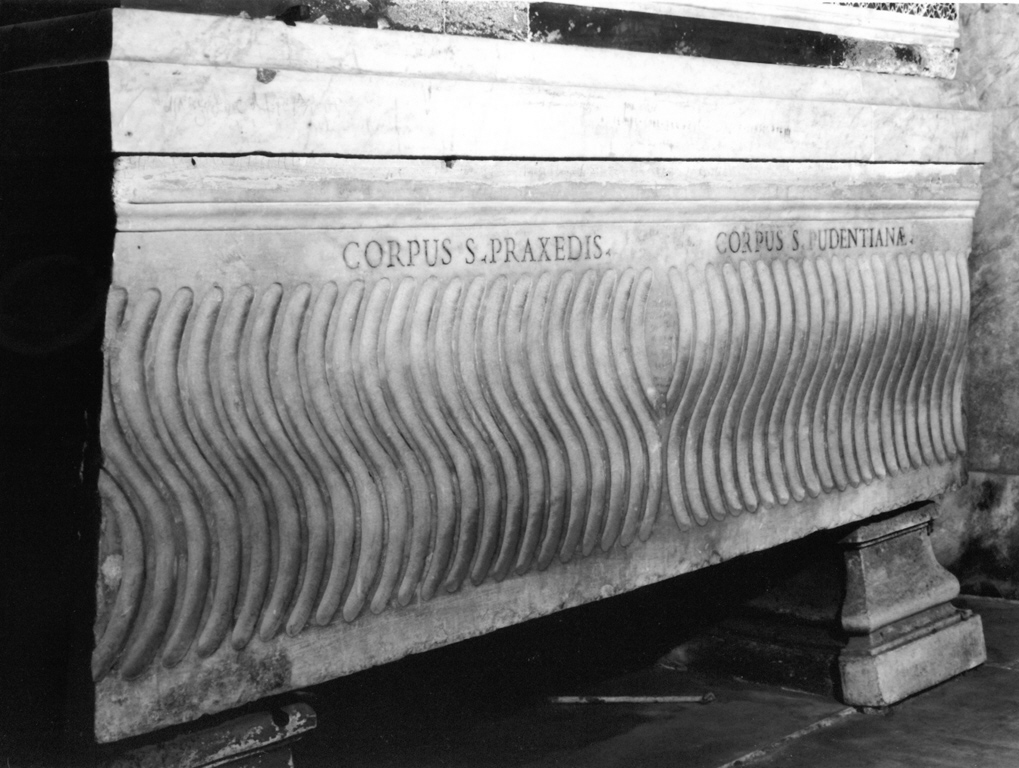 sarcofago - bottega romana (sec. IX, sec. XVIII)