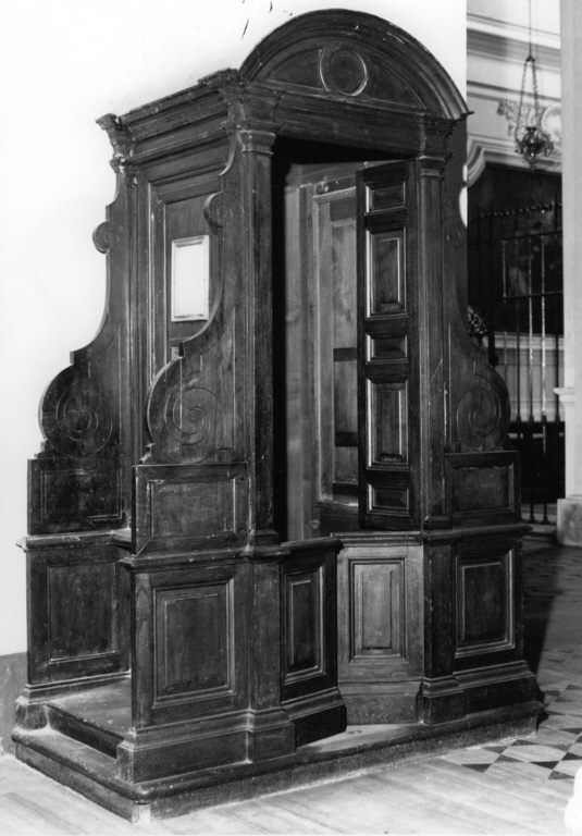 confessionale - bottega romana (sec. XIX)