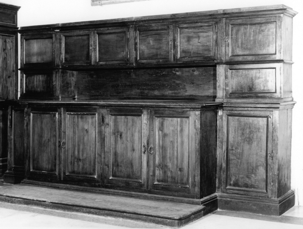 armadio, serie - produzione romana (sec. XIX)