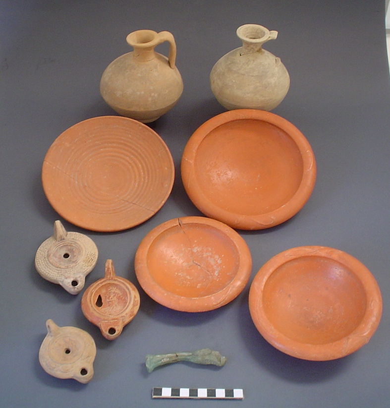 Necropoli di Albintimilium, recinto G, tomba 58 (tomba a incinerazione in anfora senza urna, area ad uso funerario) - Ventimiglia (IM)  (inizio/ metà Età romana imperiale)