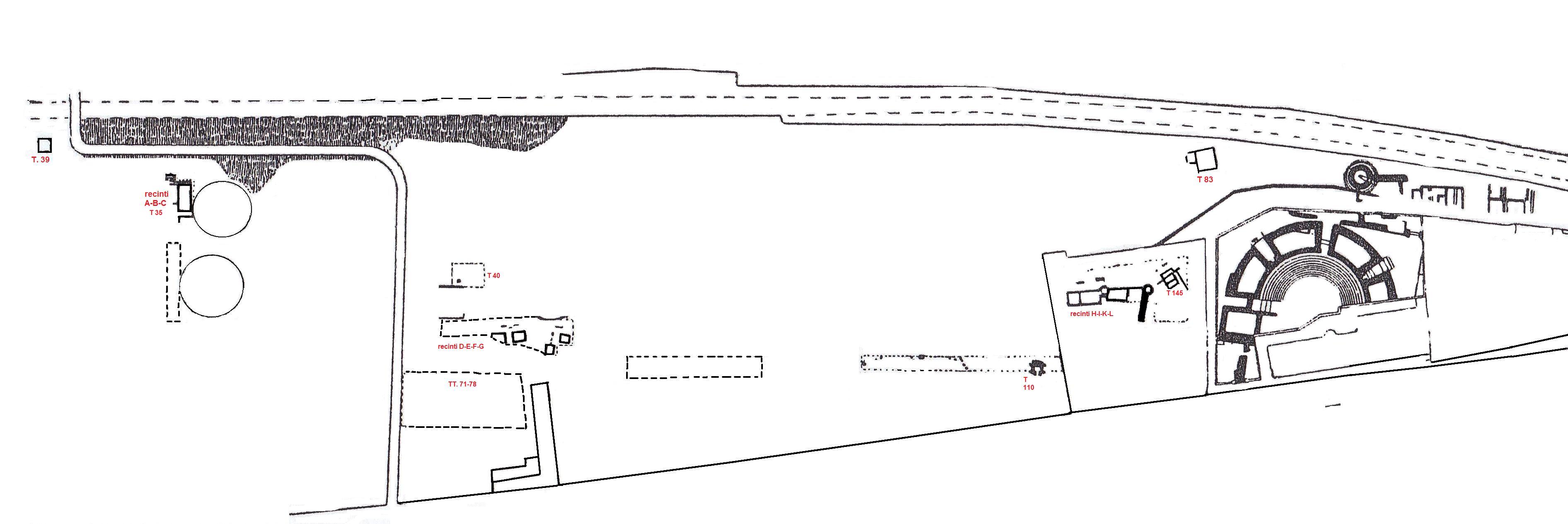 Necropoli di Albintimilium, tomba 85 (tomba a incinerazione, area ad uso funerario) - Ventimiglia (IM)  (metà Età romana imperiale)