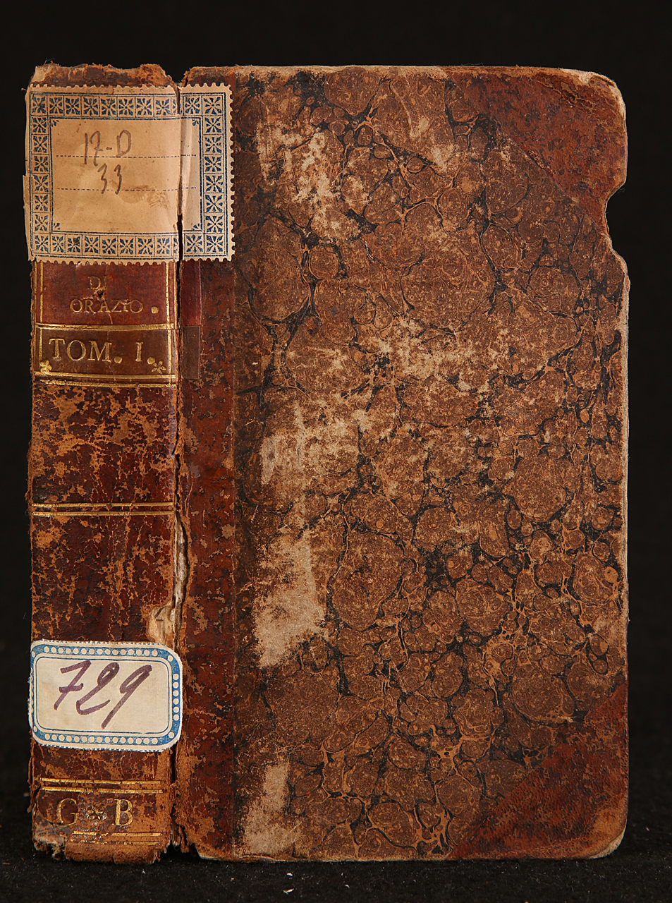 mezza legatura, opera isolata - ambito italiano (prima metà XIX)