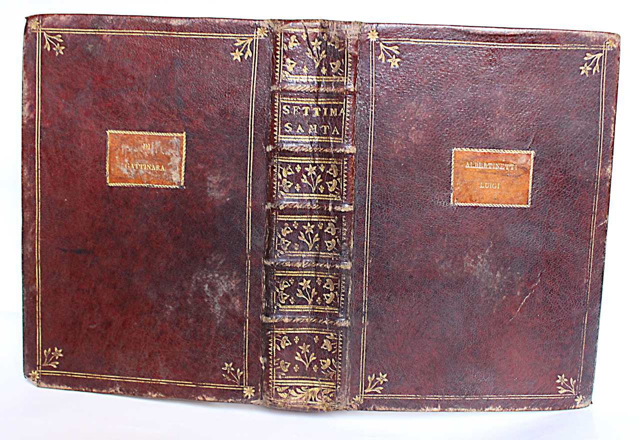 legatura piena, opera isolata - ambito italiano (seconda metà XVIII)