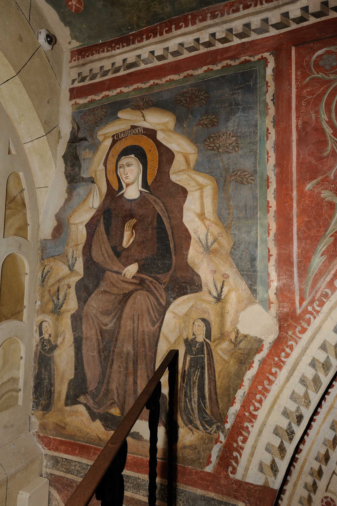 Santa Chelidonia (dipinto murale) di Magister Consolus (seconda metà sec. XIII)