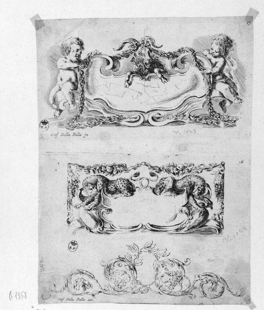fregi (stampa) di Della Bella Stefano (seconda metà sec. XVII)