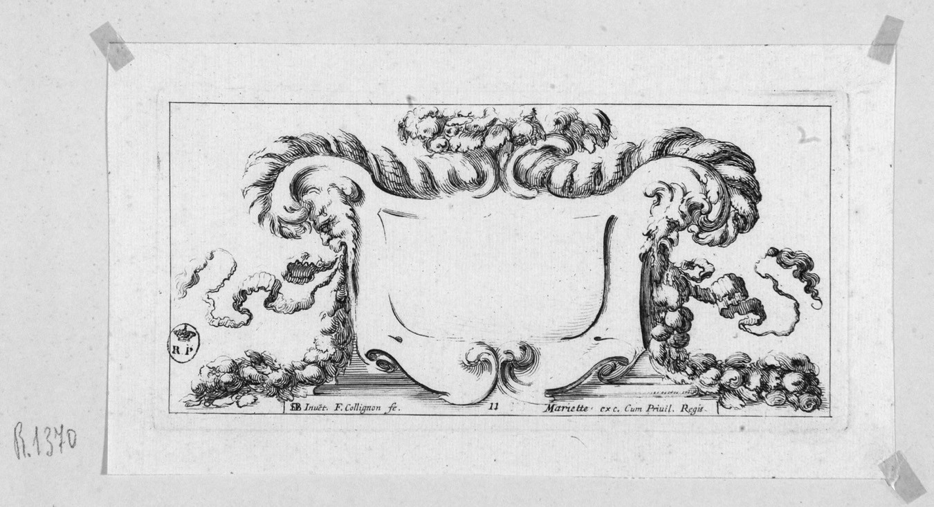 cartiglio (stampa, serie) di Della Bella Stefano, Collignon François (sec. XVII)