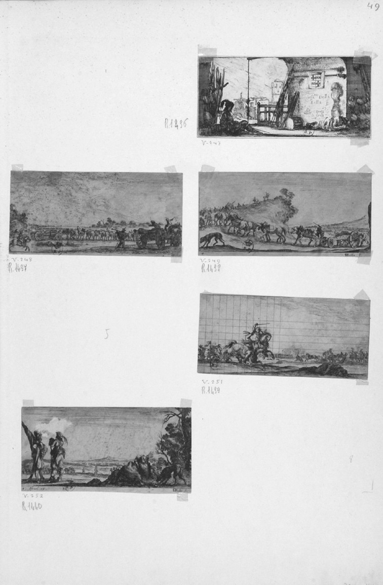 eserciti e battaglie (stampa, serie) di Della Bella Stefano (sec. XVII)
