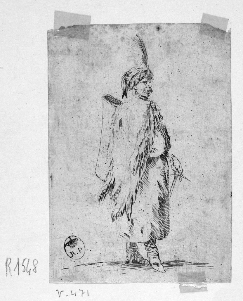 polacco (stampa smarginata, serie) di Della Bella Stefano (sec. XVII)