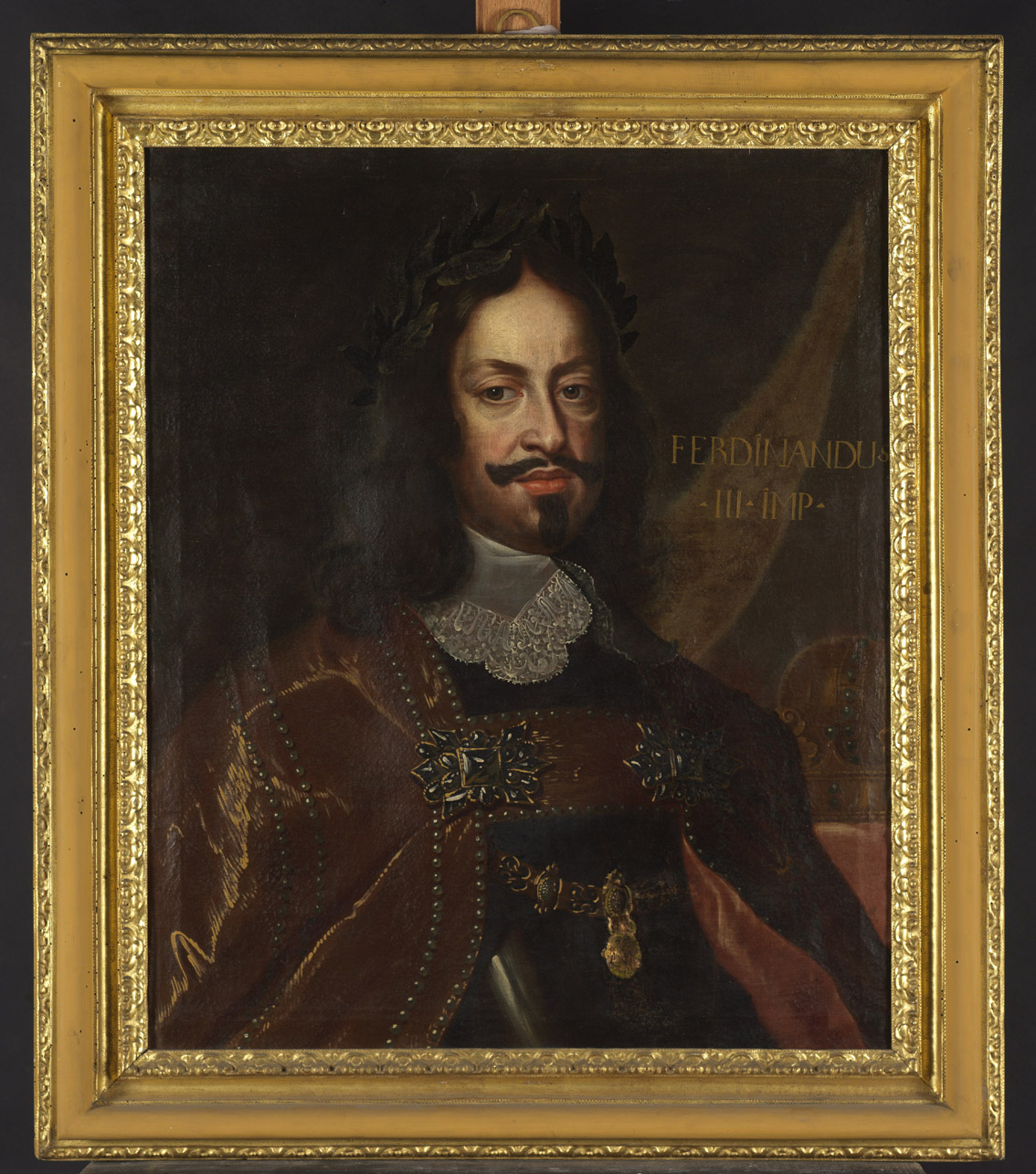 ritratto dell'imperatore di Ferdinando III (dipinto, opera isolata) - ambito tedesco (seconda metà sec. XVII)