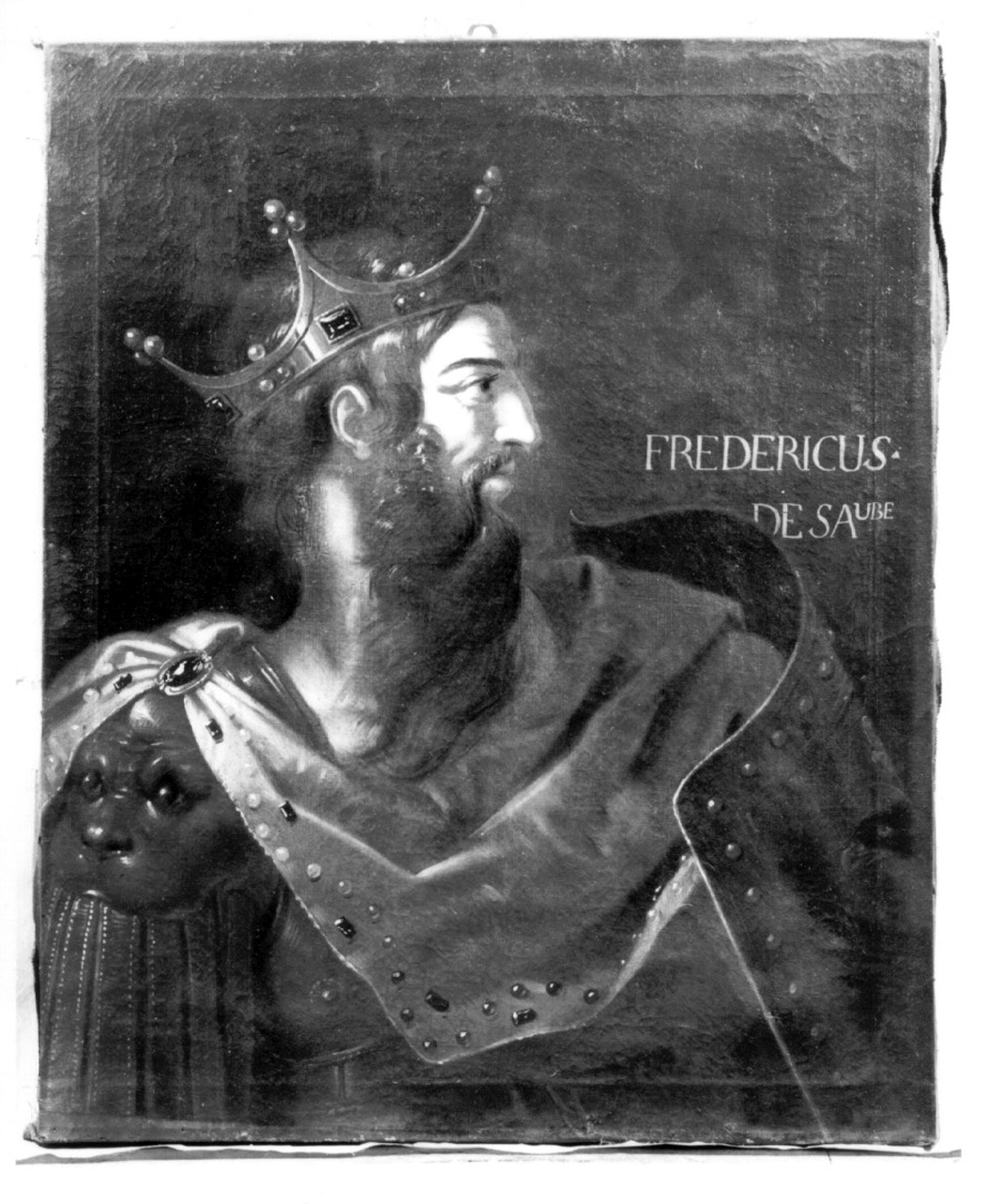 ritratto di Federico II di Svevia (dipinto, opera isolata) - ambito olandese (seconda metà sec. XVII)