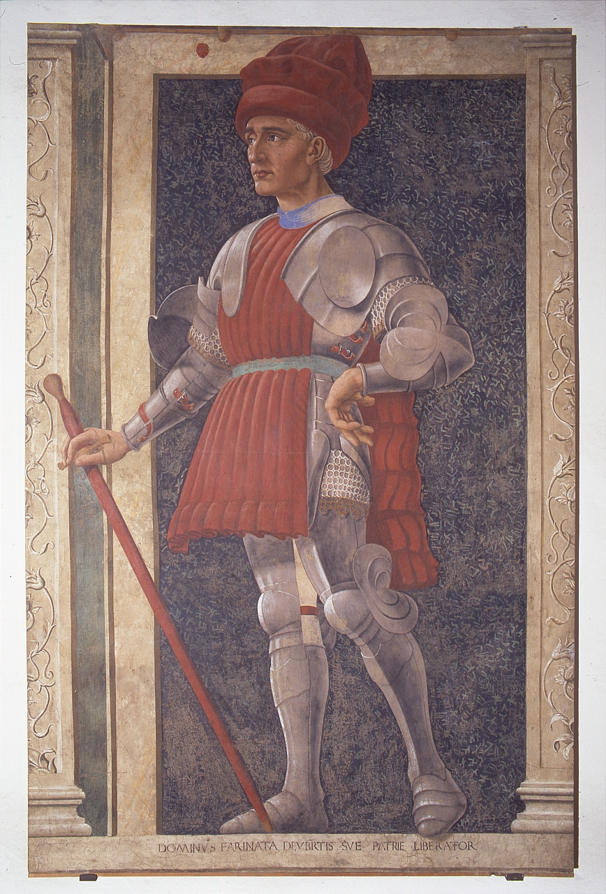 ritratto di Farinata degli Uberti (dipinto) di Andrea del Castagno (sec. XV)