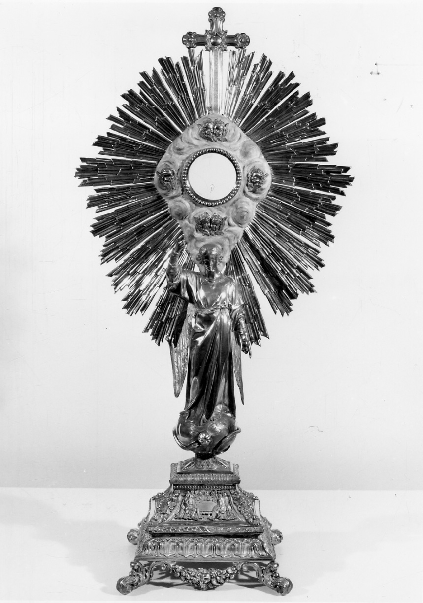 ostensorio - a raggiera, opera isolata - bottega piemontese (prima metà sec. XIX)