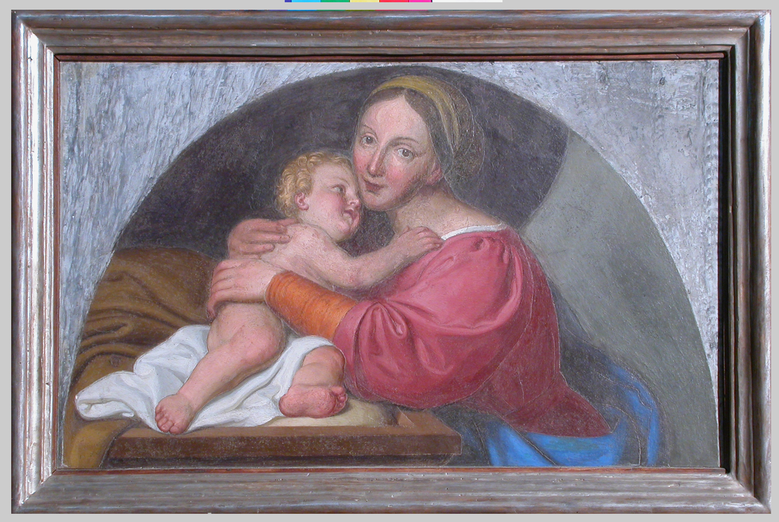 Madonna con Gesù Bambino, Madonna con bambino (dipinto, opera isolata) - ambito lombardo (prima metà sec. XX)