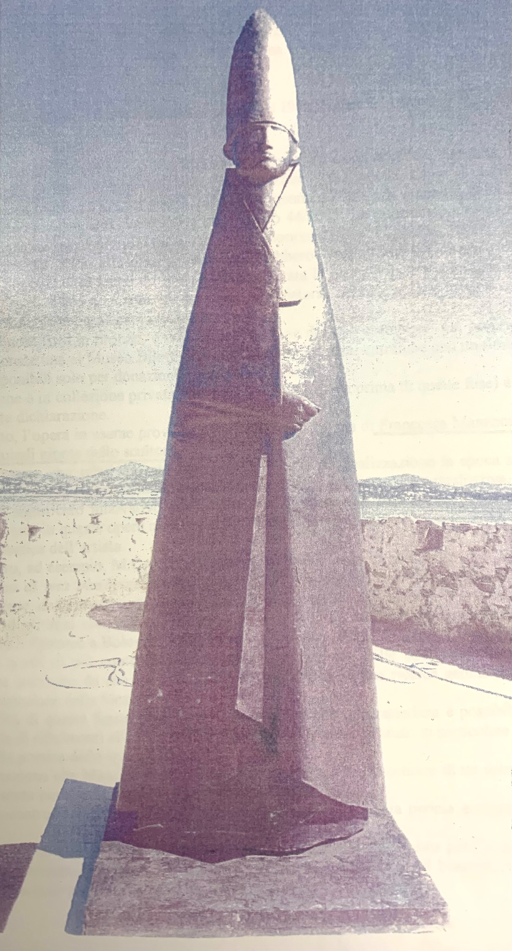 Cardinale, Ecclesiastico (scultura, serie) di Manzù Giacomo (attribuito) - ambito bergamasco (XXI sec)