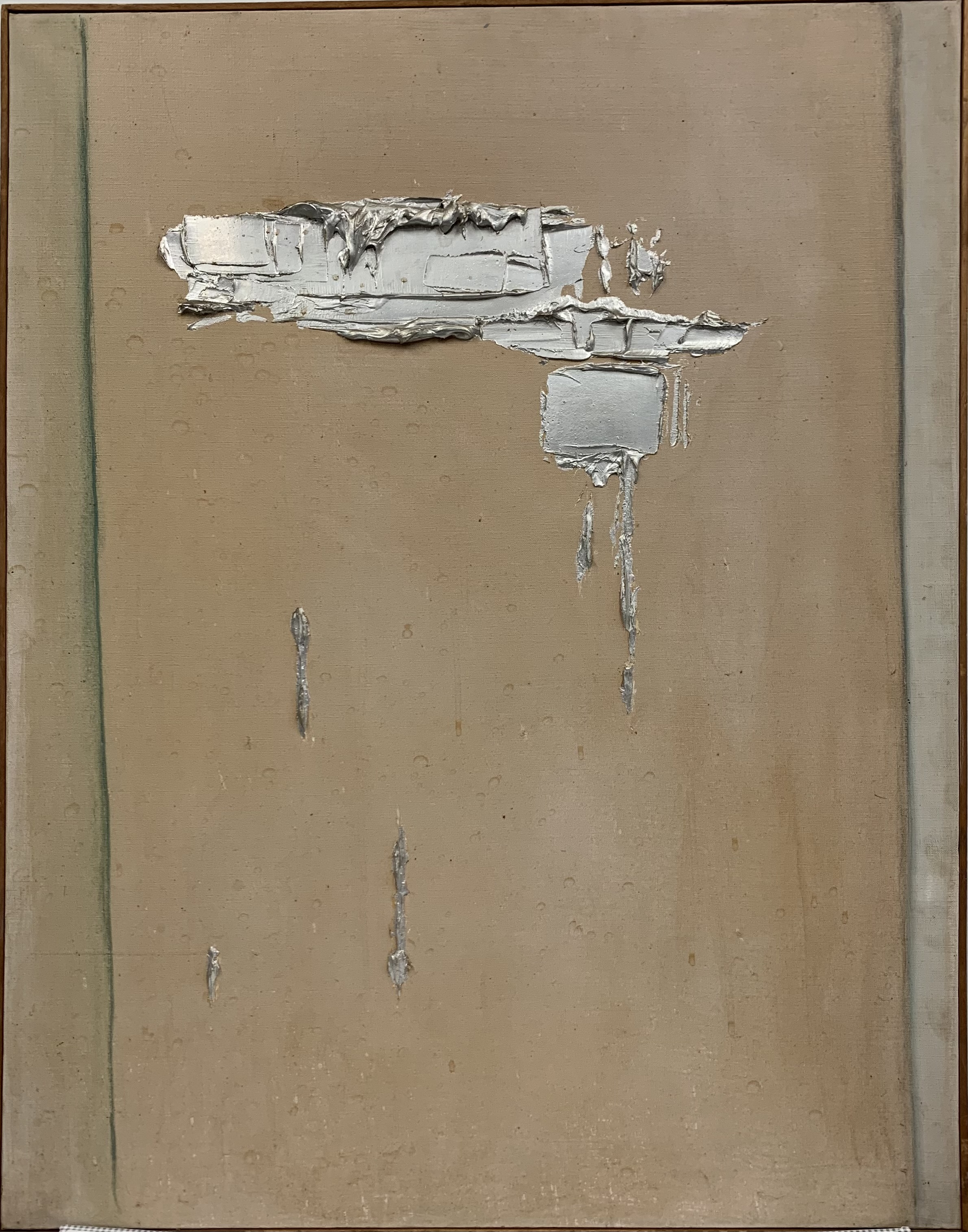 Astrale 13, Composizione astratta (dipinto, opera isolata) di Coter Costante (attribuito) - ambito lombardo (metà XX sec)