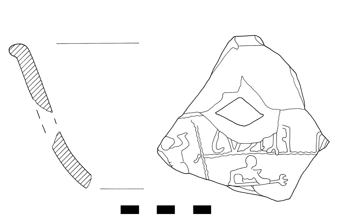 coppa/ emisferica, Dragendorff 37 - ambito gallo romano, produzione di La Graufesenque (I-II)