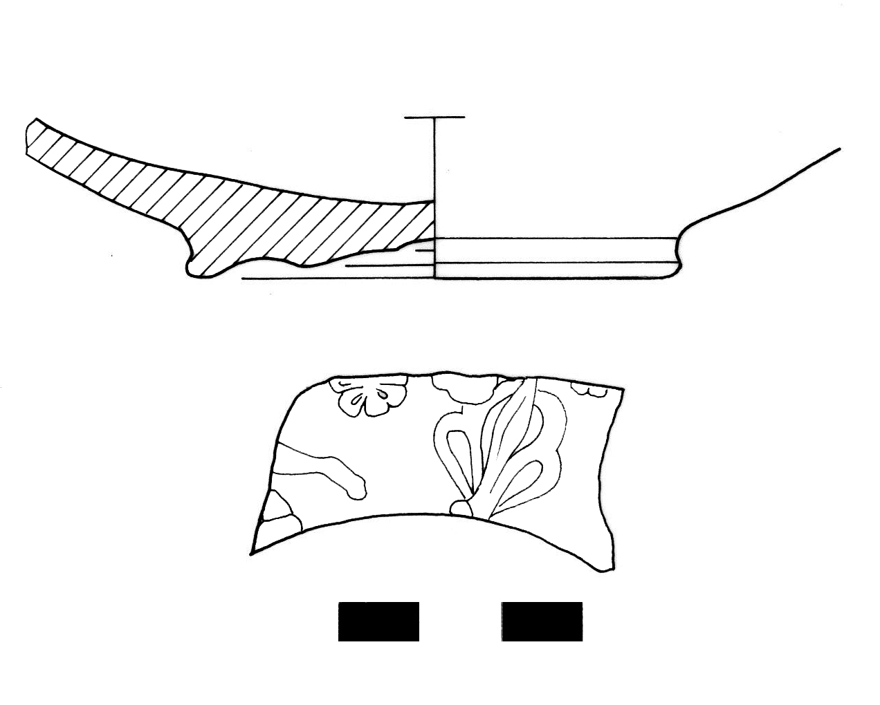 coppa/ emisferica, Dragendorff 37 - ambito gallo romano, produzione di Lezoux (II)
