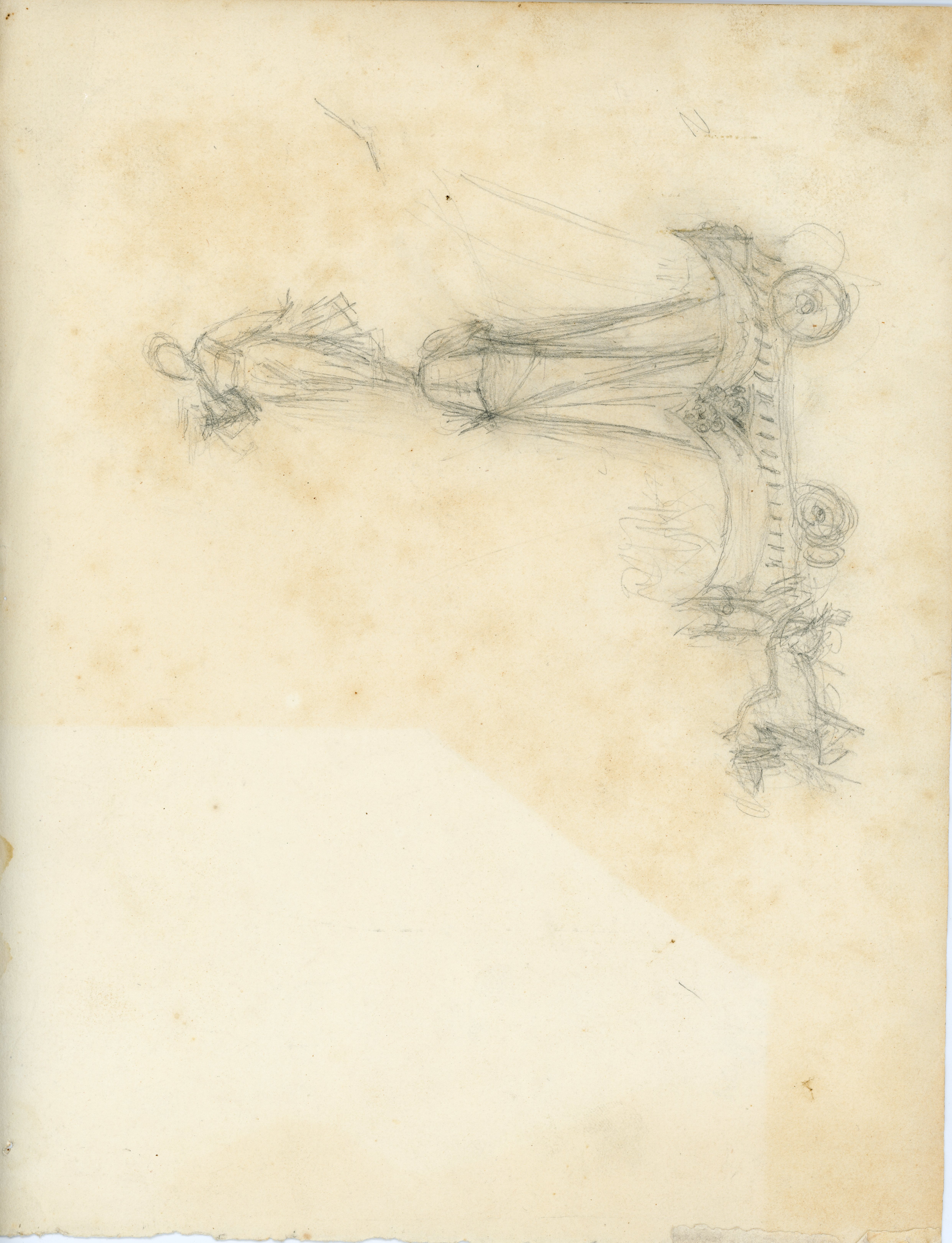 schizzo per carro carnevalesco (disegno) di Ranzoni, Daniele - ambito Italia settentrionale (terzo quarto XIX)