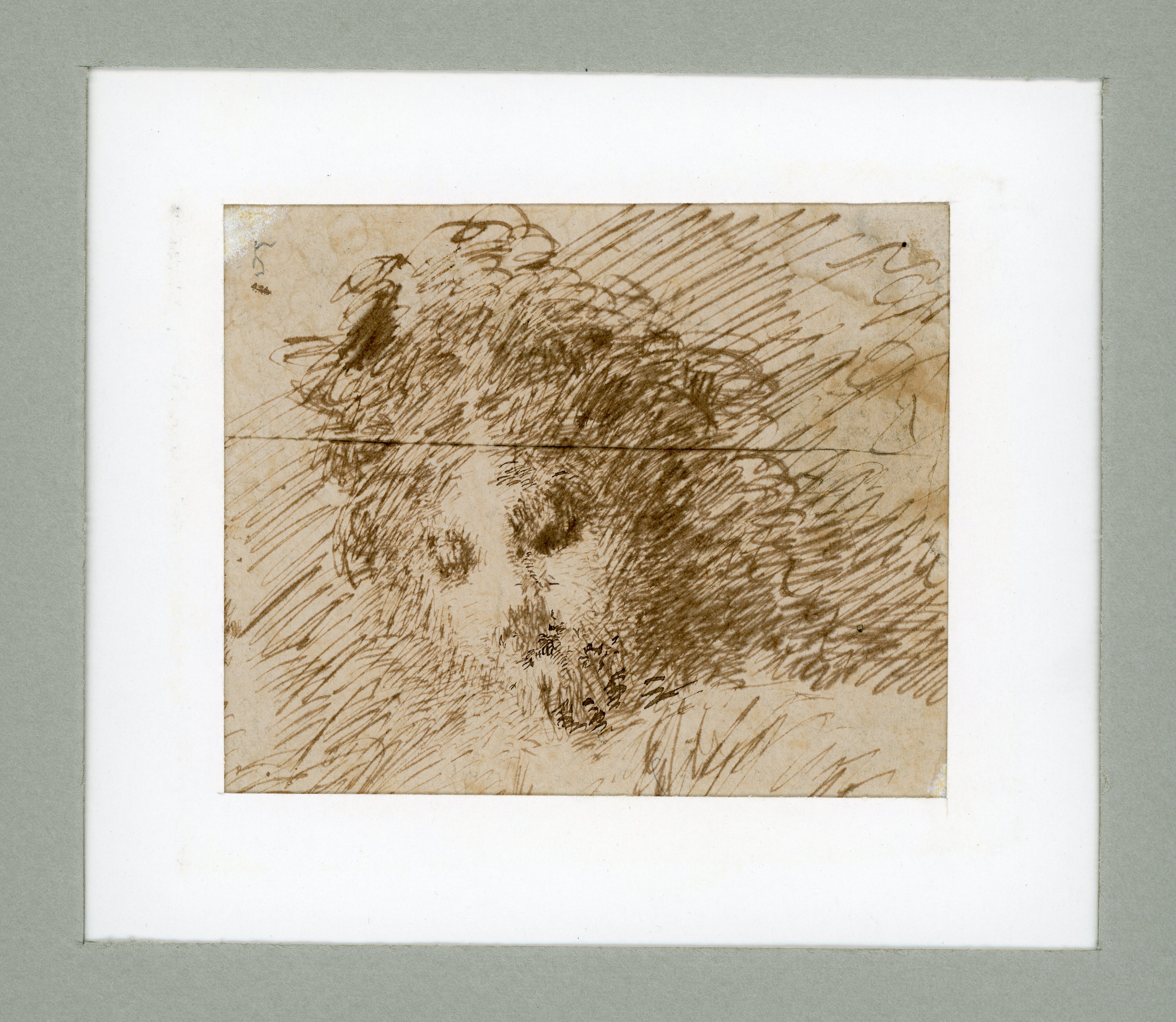 testina femminile (disegno) di Ranzoni, Daniele - ambito Italia settentrionale (ultimo quarto XIX)