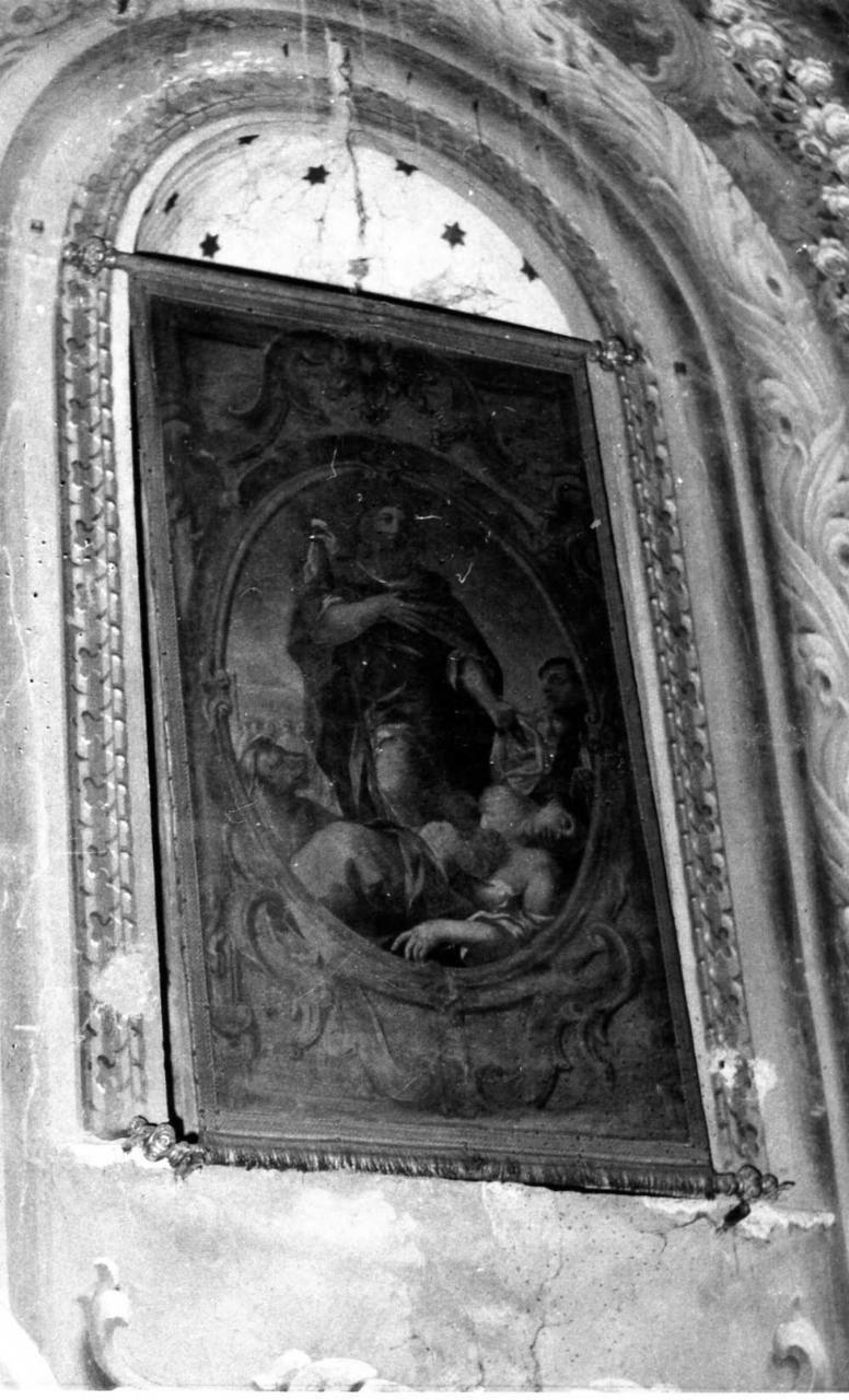San Rocco guarisce gli appestati (dipinto) di Fassetti Giovan Battista (prima metà sec. XVIII)
