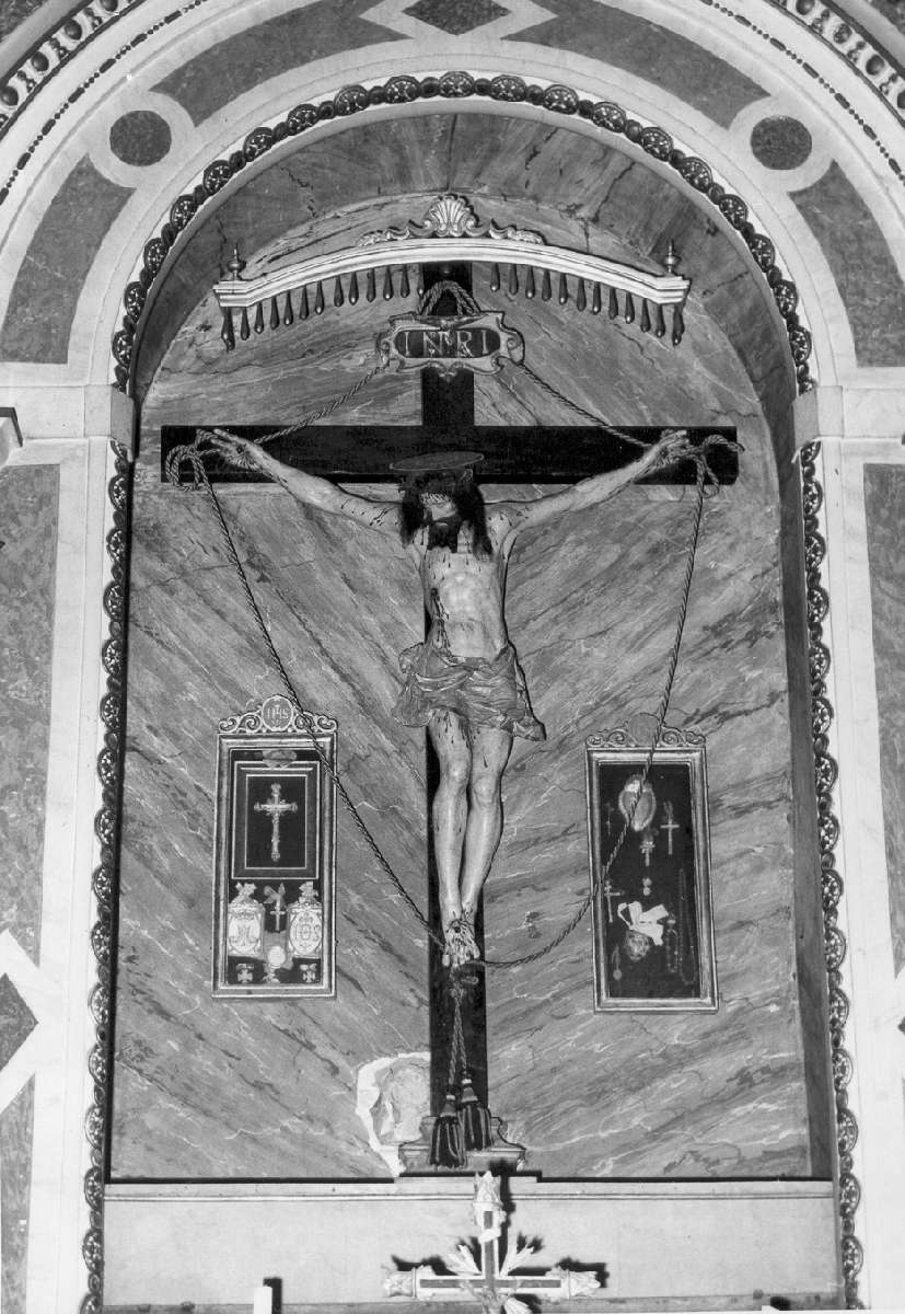 crocifisso - ambito emiliano (metà sec. XVII)