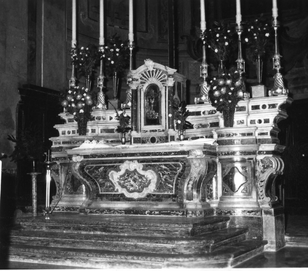 altare maggiore - bottega veronese (seconda metà sec. XVIII)