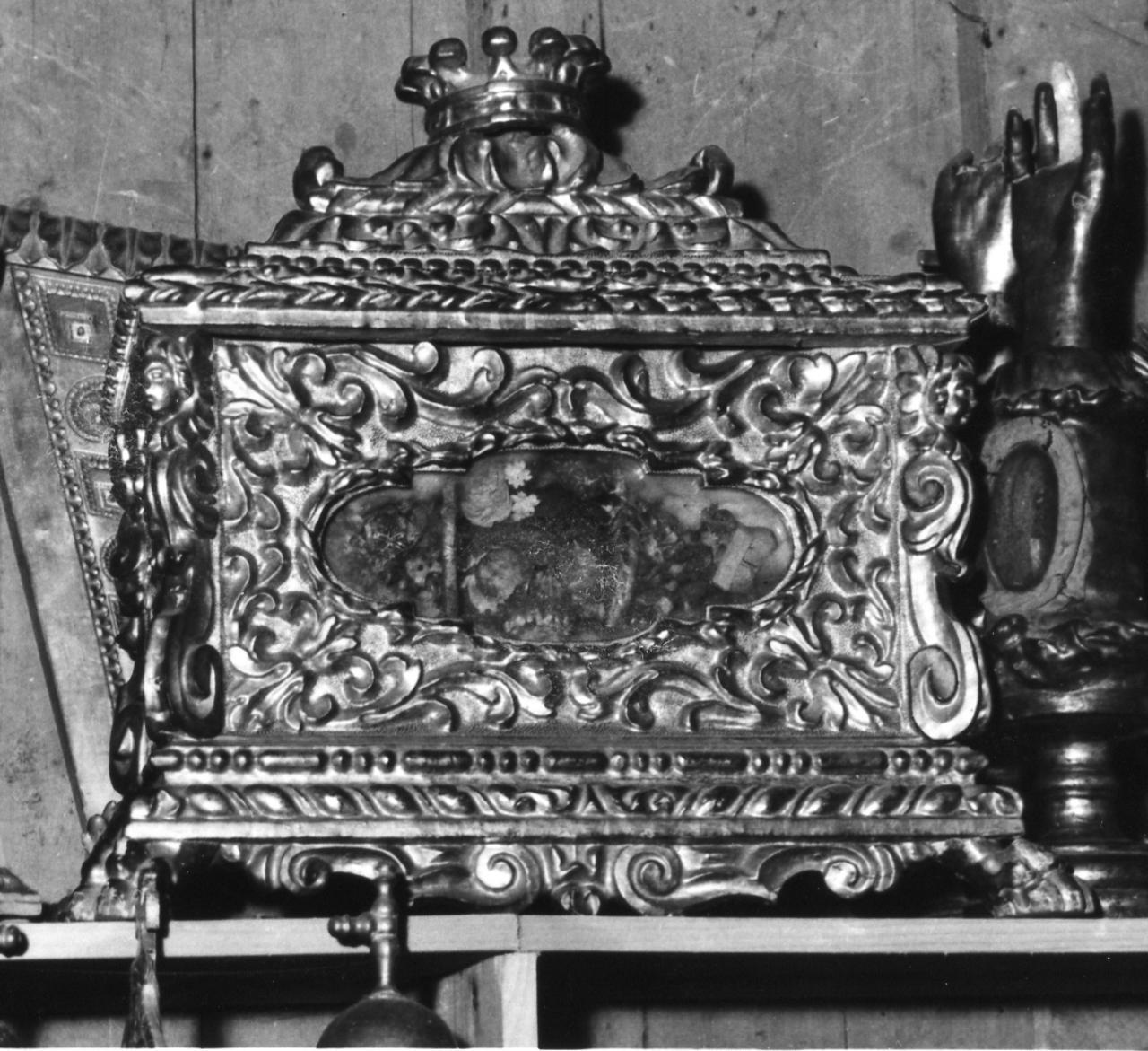 reliquiario - bottega emiliana (inizio sec. XVII)