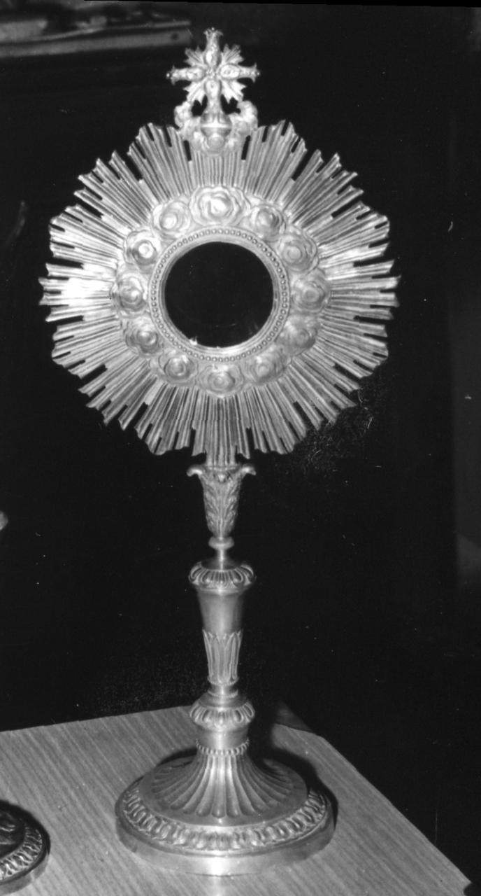 ostensorio - bottega emiliana (inizio sec. XIX)