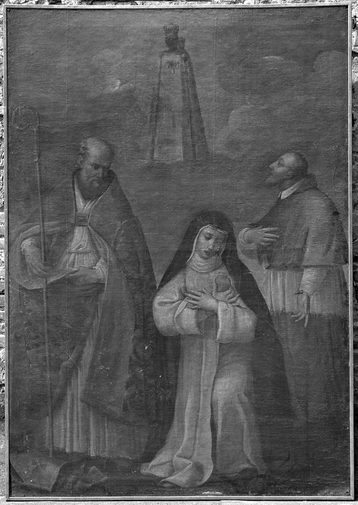 Madonna di Loreto con San Possidonio, San Francesco di Sales e Santa Teresa (dipinto) di Perazzini Giuseppe detto Mirandolese (attribuito) (seconda metà sec. XVIII)