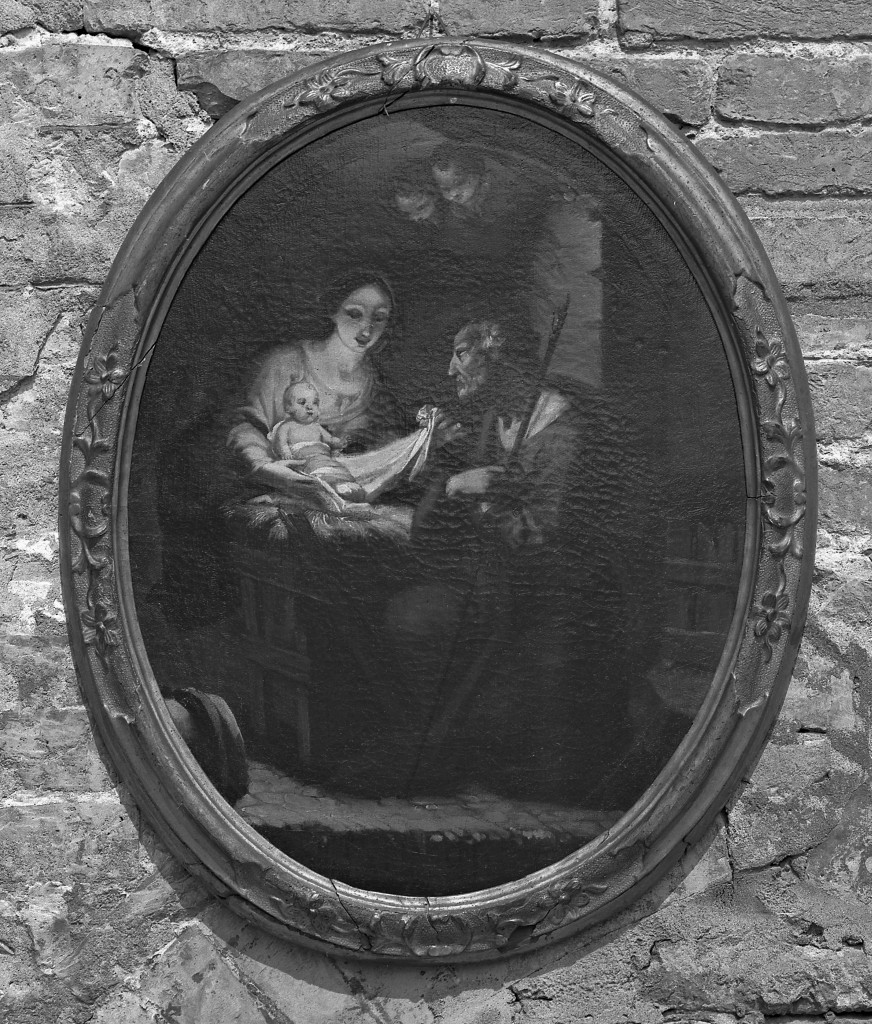 natività (dipinto, elemento d'insieme) - ambito bolognese-emiliano (fine sec. XVII)