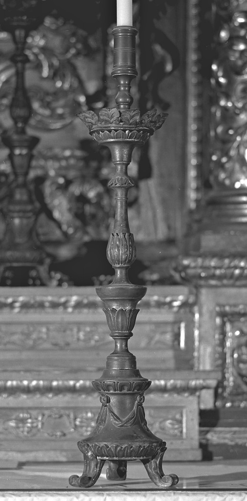 candeliere, serie - manifattura emiliana (inizio sec. XX)