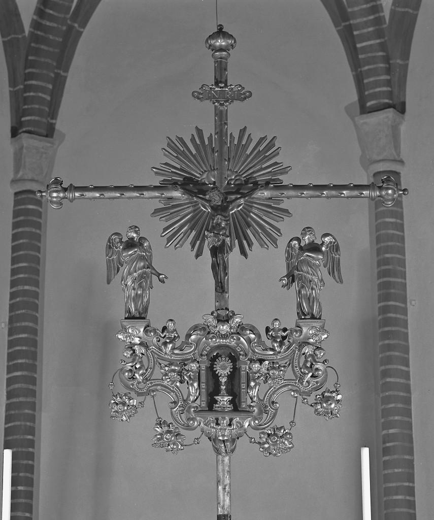 croce processionale - manifattura emiliana (prima metà sec. XIX)